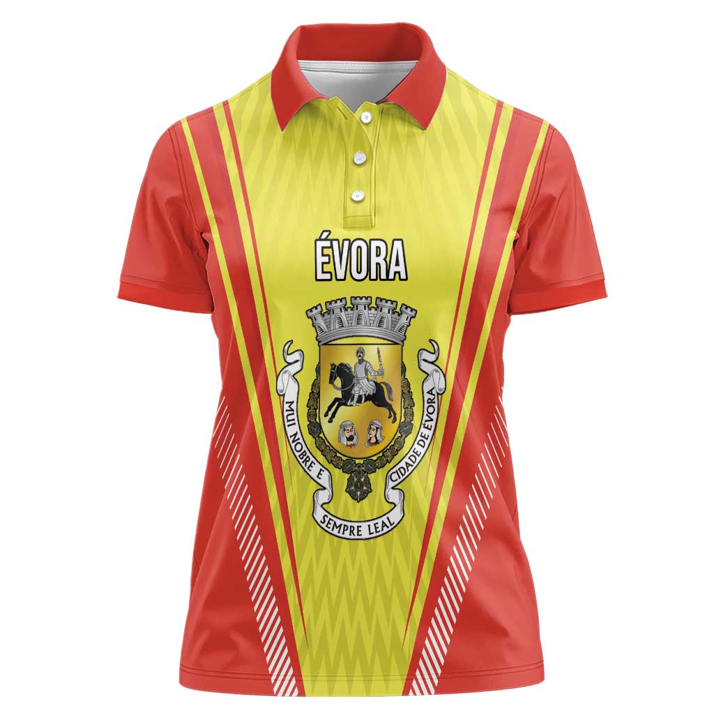 Personalized Evora Portugal Women Polo Shirt Sporty Style - Wonder Print Shop
