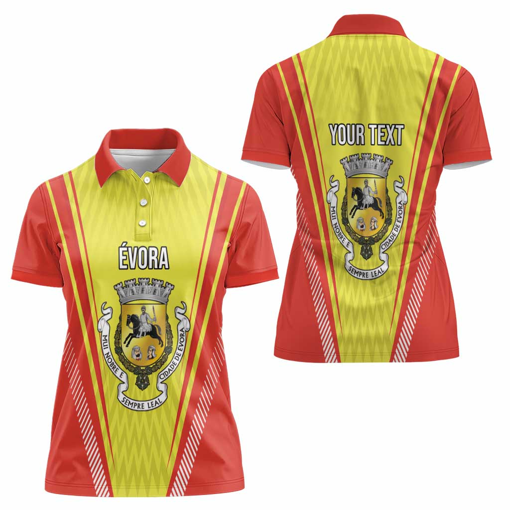 Personalized Evora Portugal Women Polo Shirt Sporty Style - Wonder Print Shop