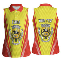 Personalized Evora Portugal Women Sleeveless Polo Shirt Sporty Style - Wonder Print Shop
