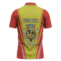 Personalized Evora Portugal Zipper Polo Shirt Sporty Style - Wonder Print Shop