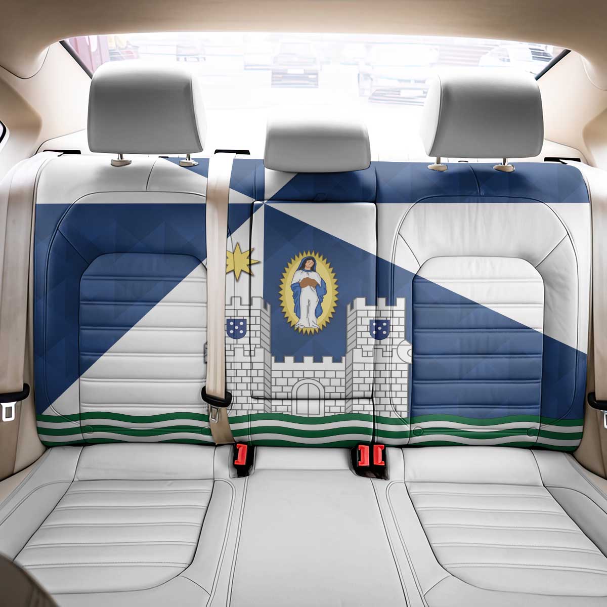 Faro Portugal Back Car Seat Cover Sporty Style - Wonder Print Shop