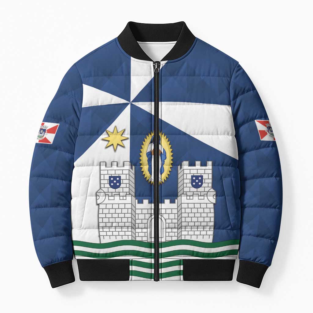 Faro Portugal Bomber Puffer Jacket Sporty Style - Wonder Print Shop