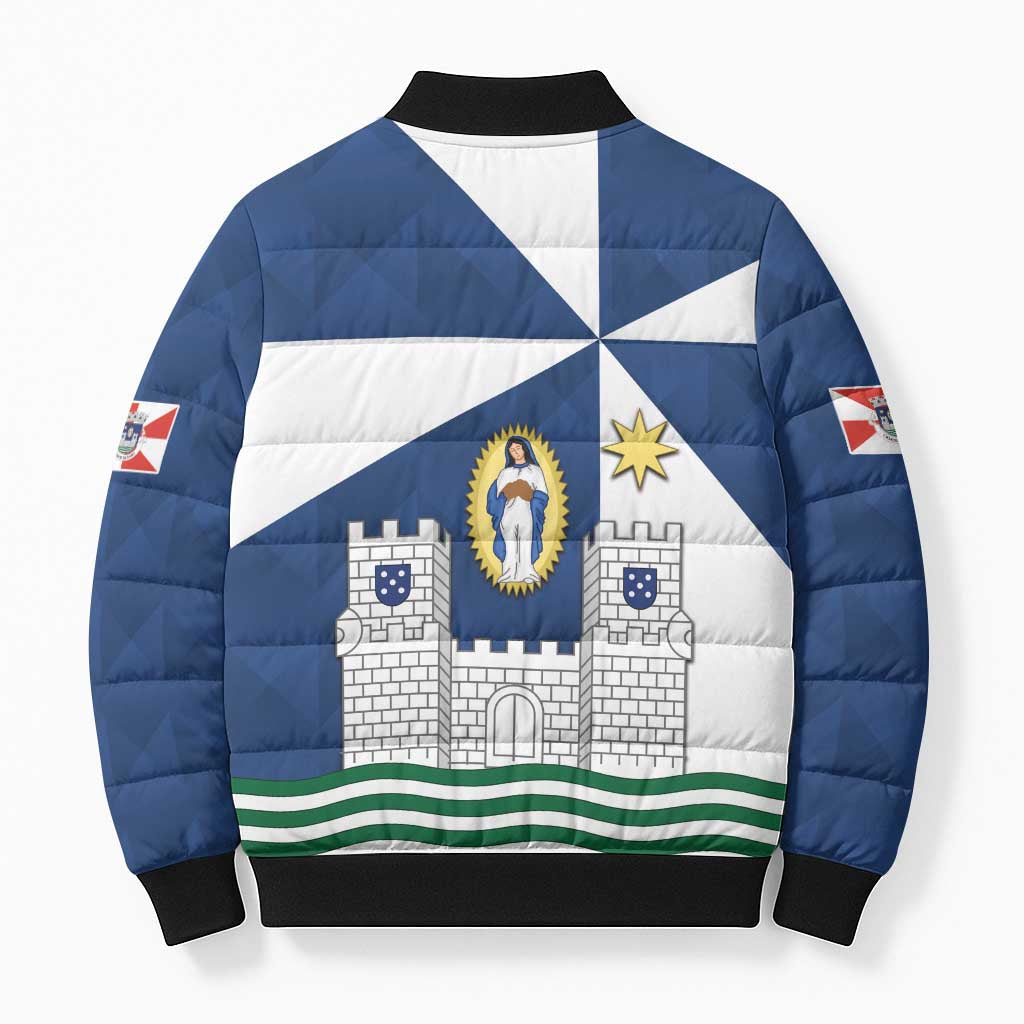 Faro Portugal Bomber Puffer Jacket Sporty Style - Wonder Print Shop