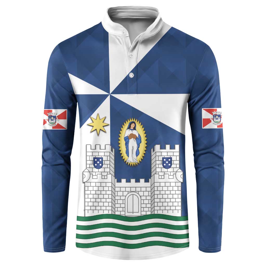 Faro Portugal Button Sweatshirt Sporty Style - Wonder Print Shop
