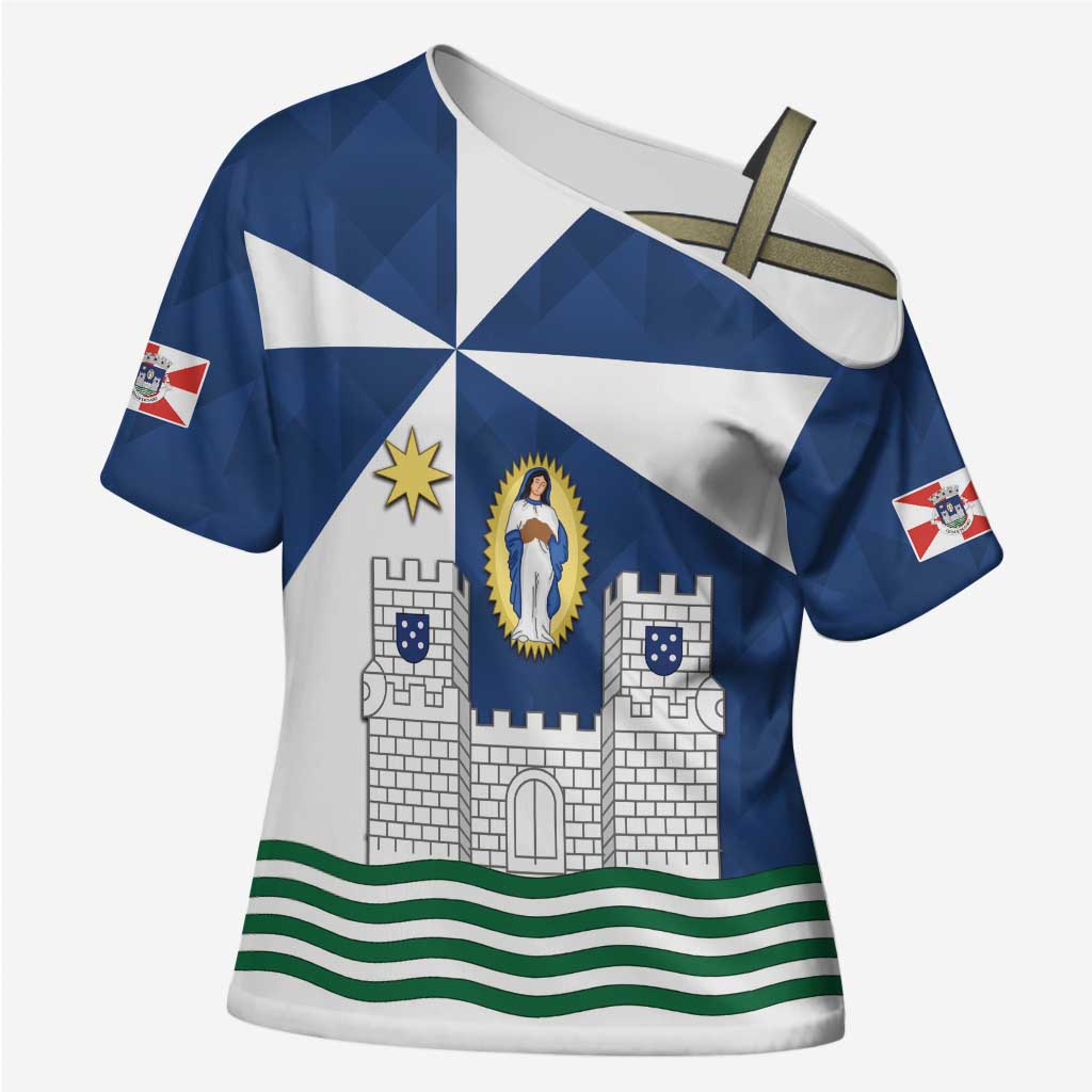 Faro Portugal Cross Shoulder Shirt Sporty Style - Wonder Print Shop