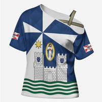 Faro Portugal Cross Shoulder Shirt Sporty Style - Wonder Print Shop