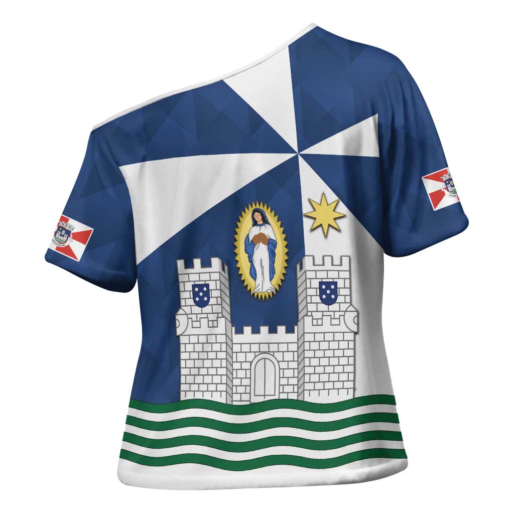 Faro Portugal Cross Shoulder Shirt Sporty Style - Wonder Print Shop