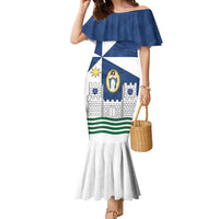 Faro Portugal Family Matching Mermaid Dress and Hawaiian Shirt Sporty Style - Wonder Print Shop