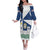Faro Portugal Family Matching Off The Shoulder Long Sleeve Dress and Hawaiian Shirt Sporty Style - Wonder Print Shop