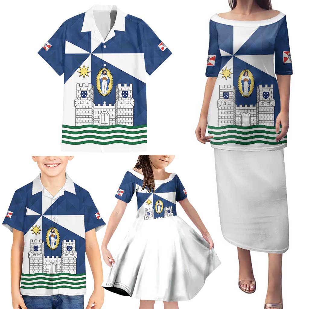 Faro Portugal Family Matching Puletasi and Hawaiian Shirt Sporty Style - Wonder Print Shop