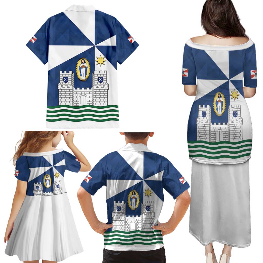 Faro Portugal Family Matching Puletasi and Hawaiian Shirt Sporty Style - Wonder Print Shop