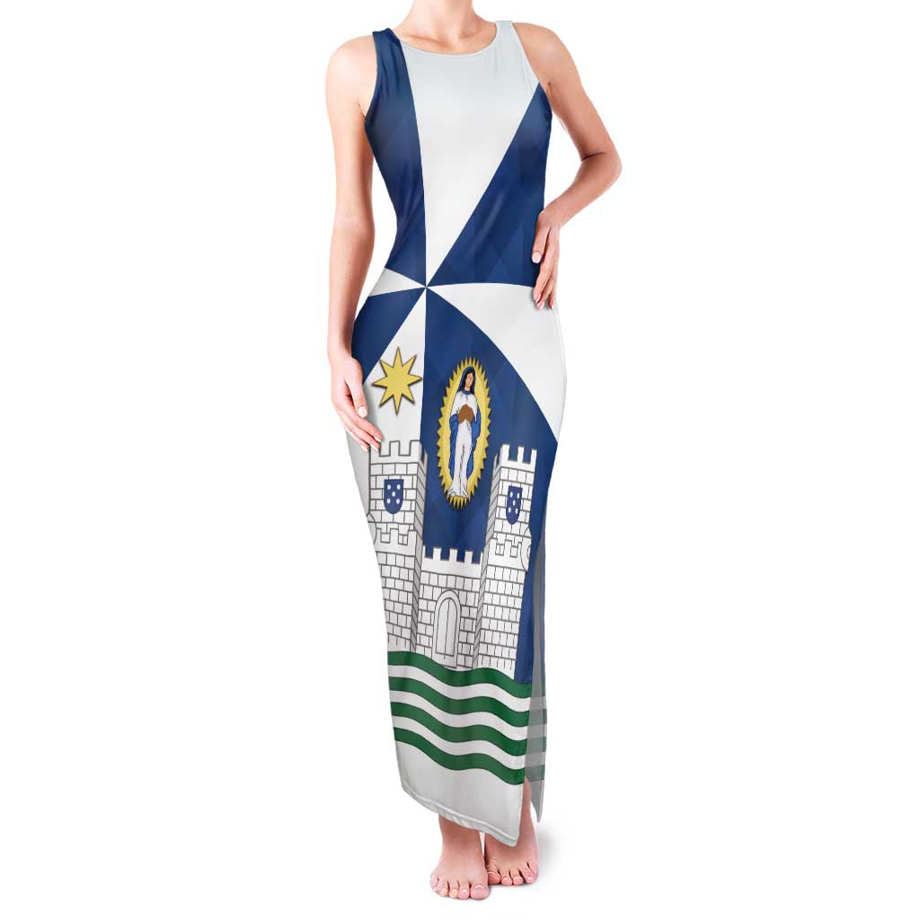 Faro Portugal Family Matching Tank Maxi Dress and Hawaiian Shirt Sporty Style - Wonder Print Shop