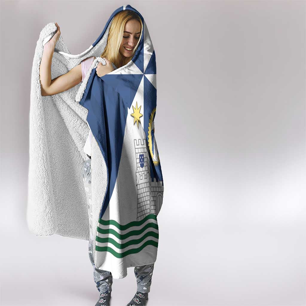 Faro Portugal Hooded Blanket Sporty Style - Wonder Print Shop