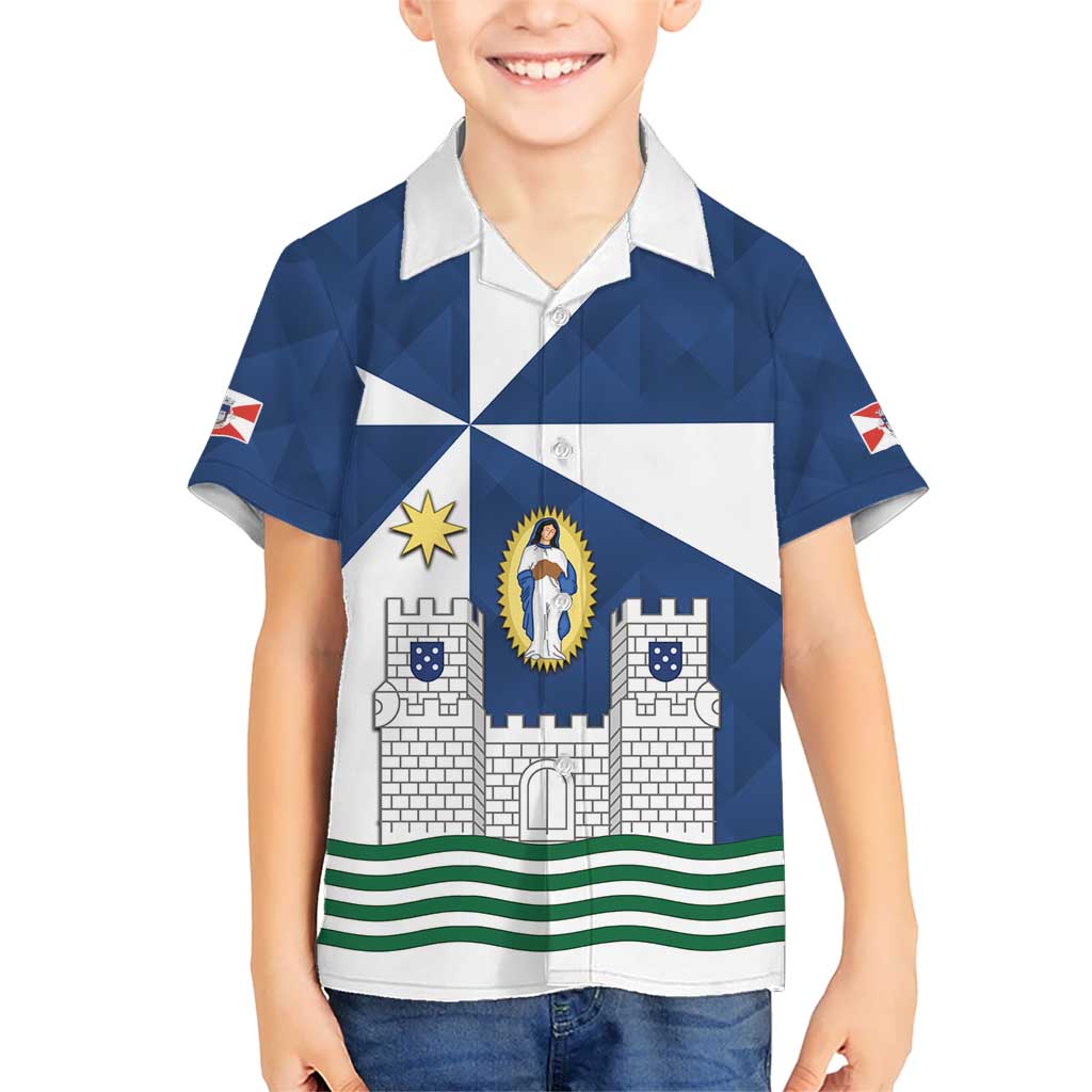 Faro Portugal Kid Hawaiian Shirt Sporty Style - Wonder Print Shop