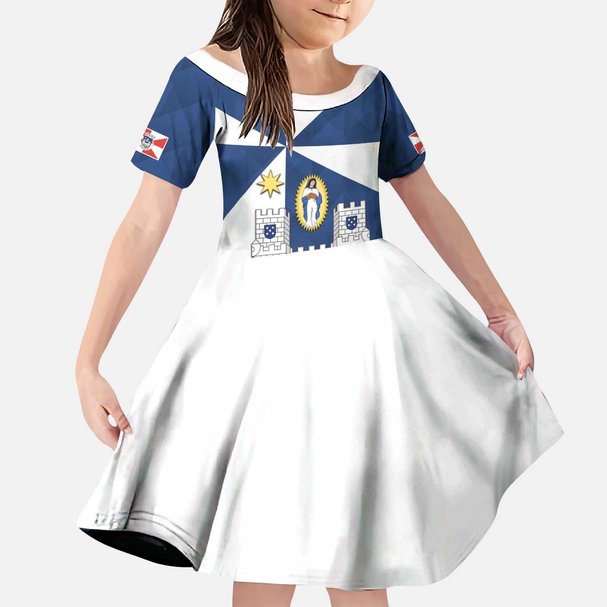 Faro Portugal Kid Short Sleeve Dress Sporty Style - Wonder Print Shop