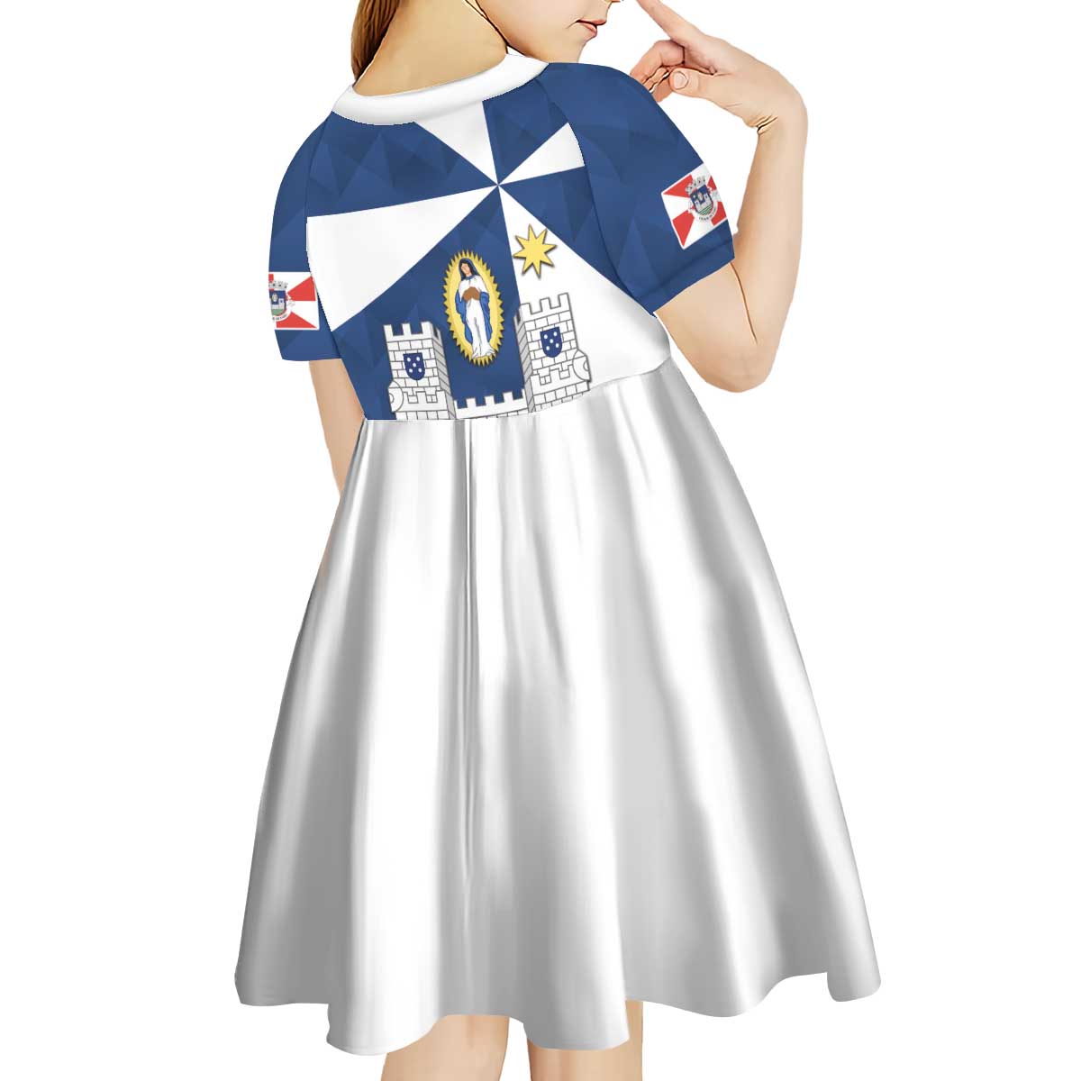 Faro Portugal Kid Short Sleeve Dress Sporty Style - Wonder Print Shop