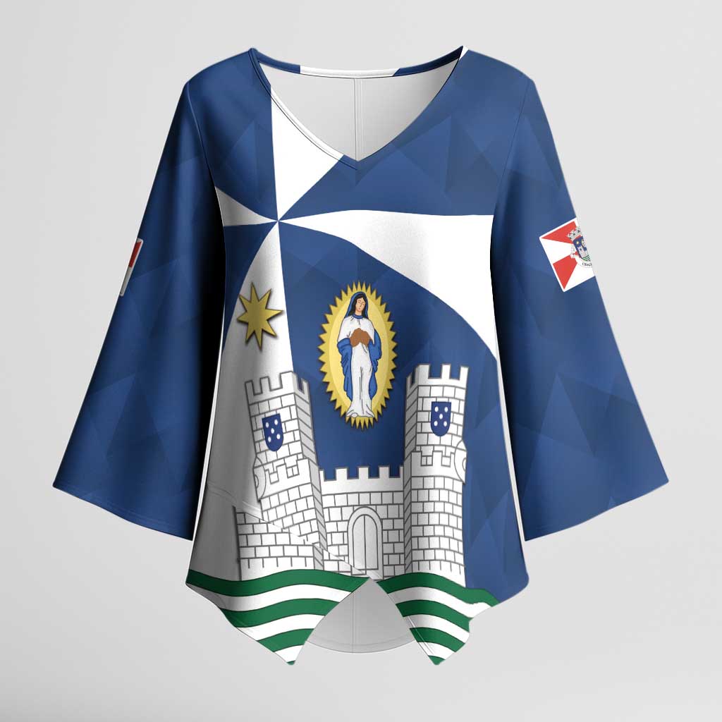 Faro Portugal Kimono Sleeve Blouse Sporty Style - Wonder Print Shop