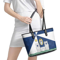 Faro Portugal Leather Tote Bag Sporty Style - Wonder Print Shop