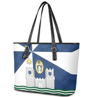 Faro Portugal Leather Tote Bag Sporty Style - Wonder Print Shop
