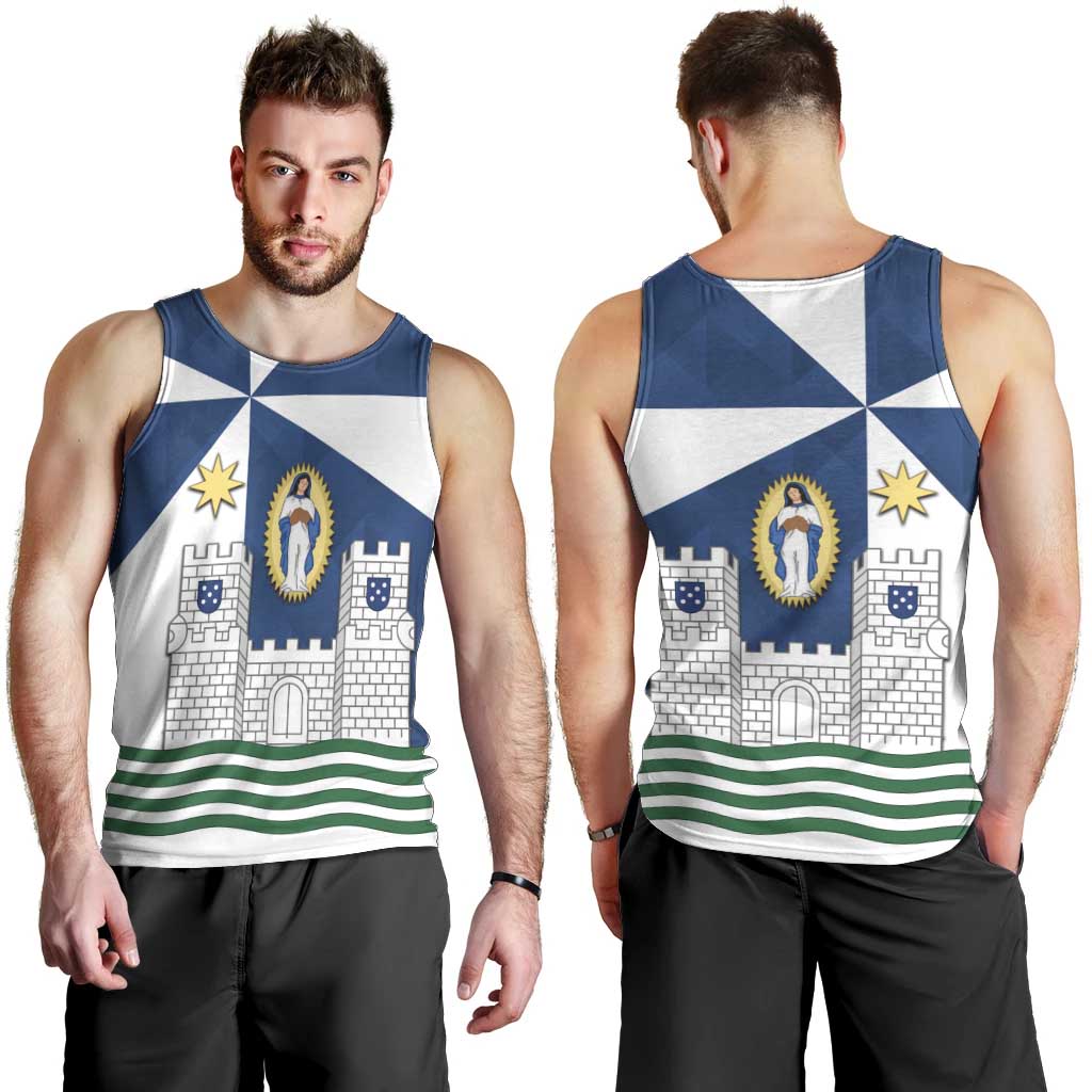 Faro Portugal Men Tank Top Sporty Style - Wonder Print Shop