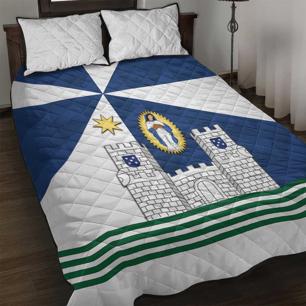 Faro Portugal Quilt Bed Set Sporty Style - Wonder Print Shop