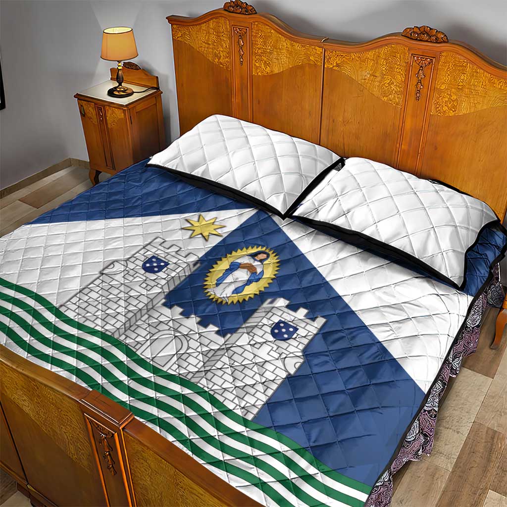 Faro Portugal Quilt Bed Set Sporty Style - Wonder Print Shop
