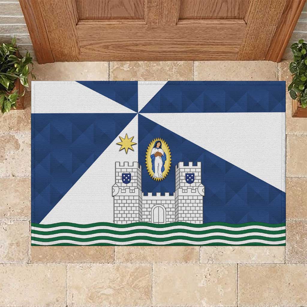 Faro Portugal Rubber Doormat Sporty Style - Wonder Print Shop