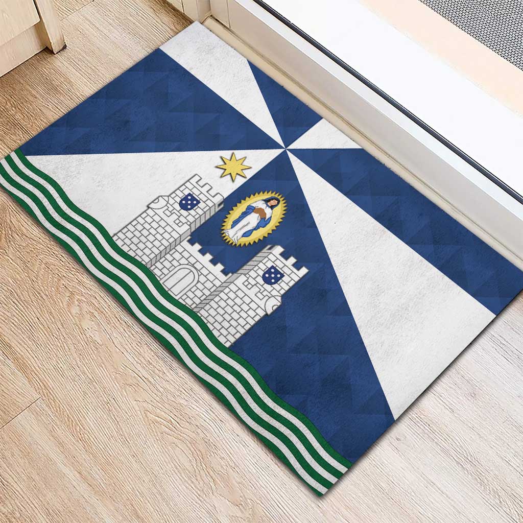 Faro Portugal Rubber Doormat Sporty Style - Wonder Print Shop