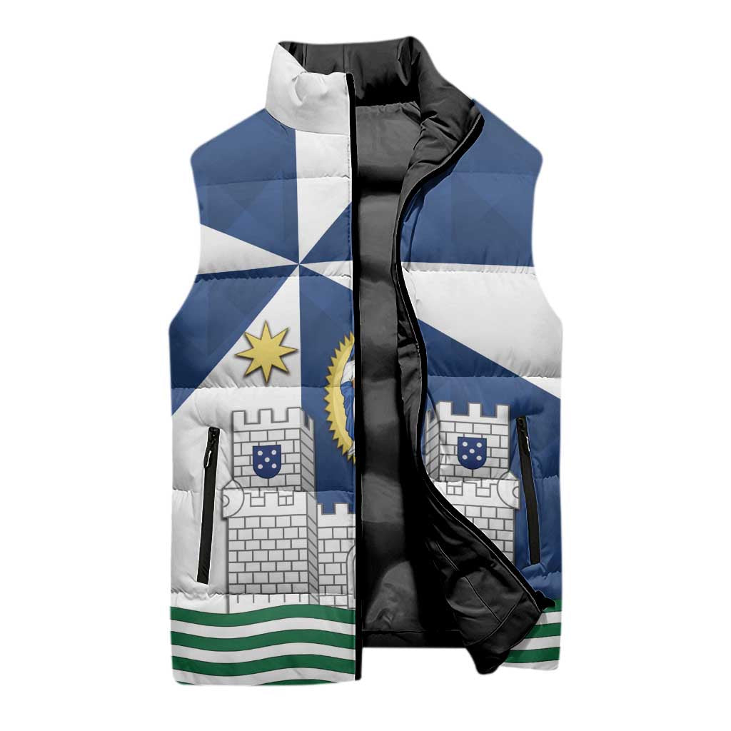 Faro Portugal Sleeveless Puffer Jacket Sporty Style - Wonder Print Shop