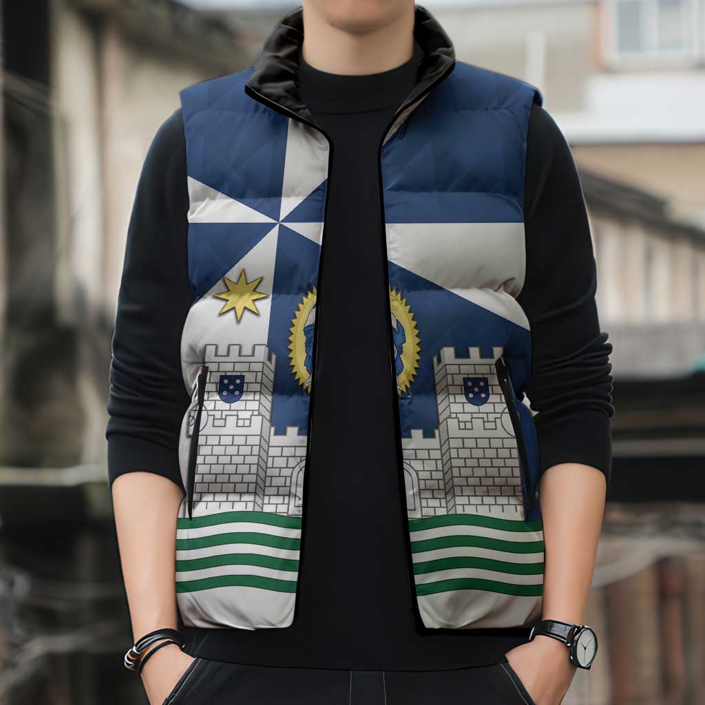 Faro Portugal Sleeveless Puffer Jacket Sporty Style - Wonder Print Shop