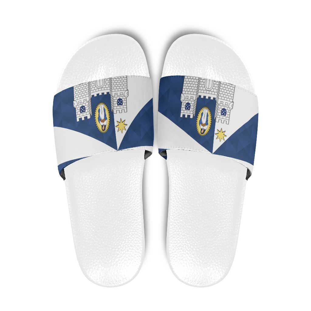 Faro Portugal Slide Sandals Sporty Style - Wonder Print Shop