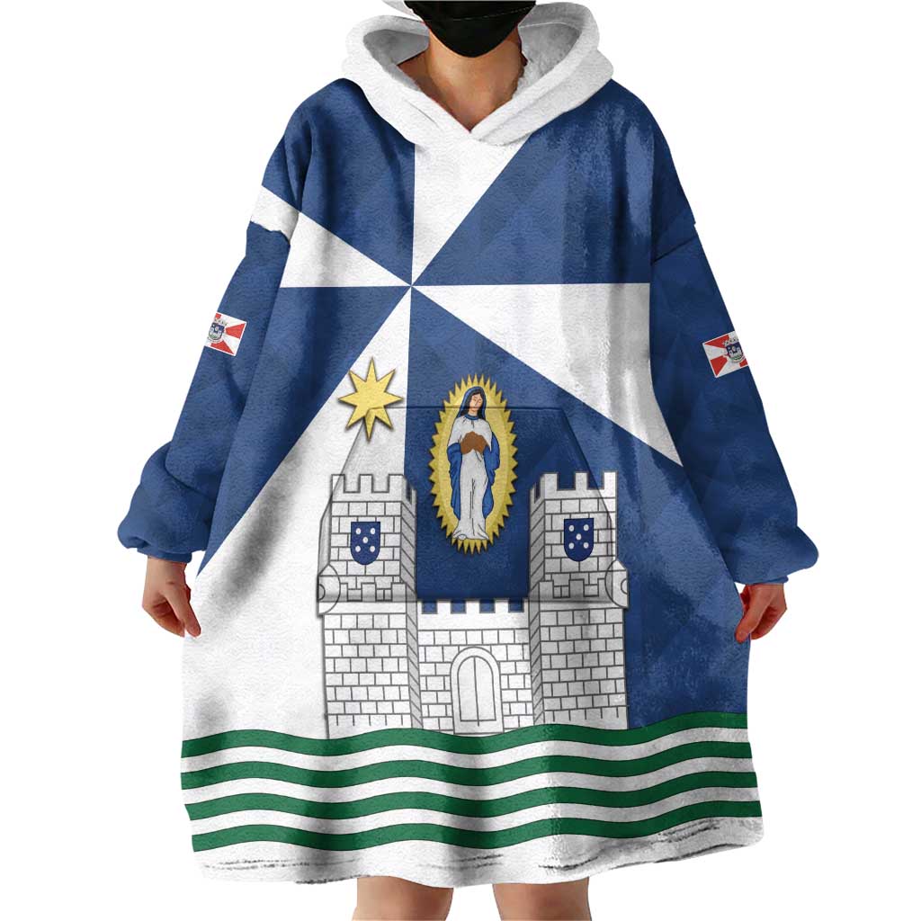 Faro Portugal Wearable Blanket Hoodie Sporty Style - Wonder Print Shop