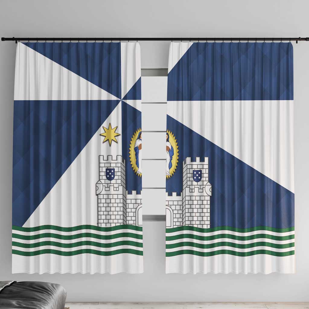 Faro Portugal Window Curtain Sporty Style - Wonder Print Shop