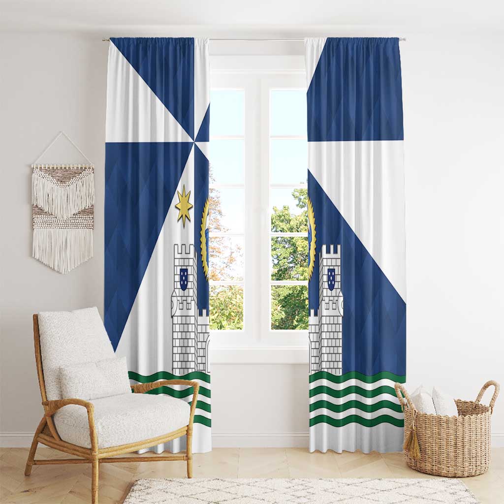 Faro Portugal Window Curtain Sporty Style - Wonder Print Shop