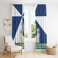 Faro Portugal Window Curtain Sporty Style - Wonder Print Shop