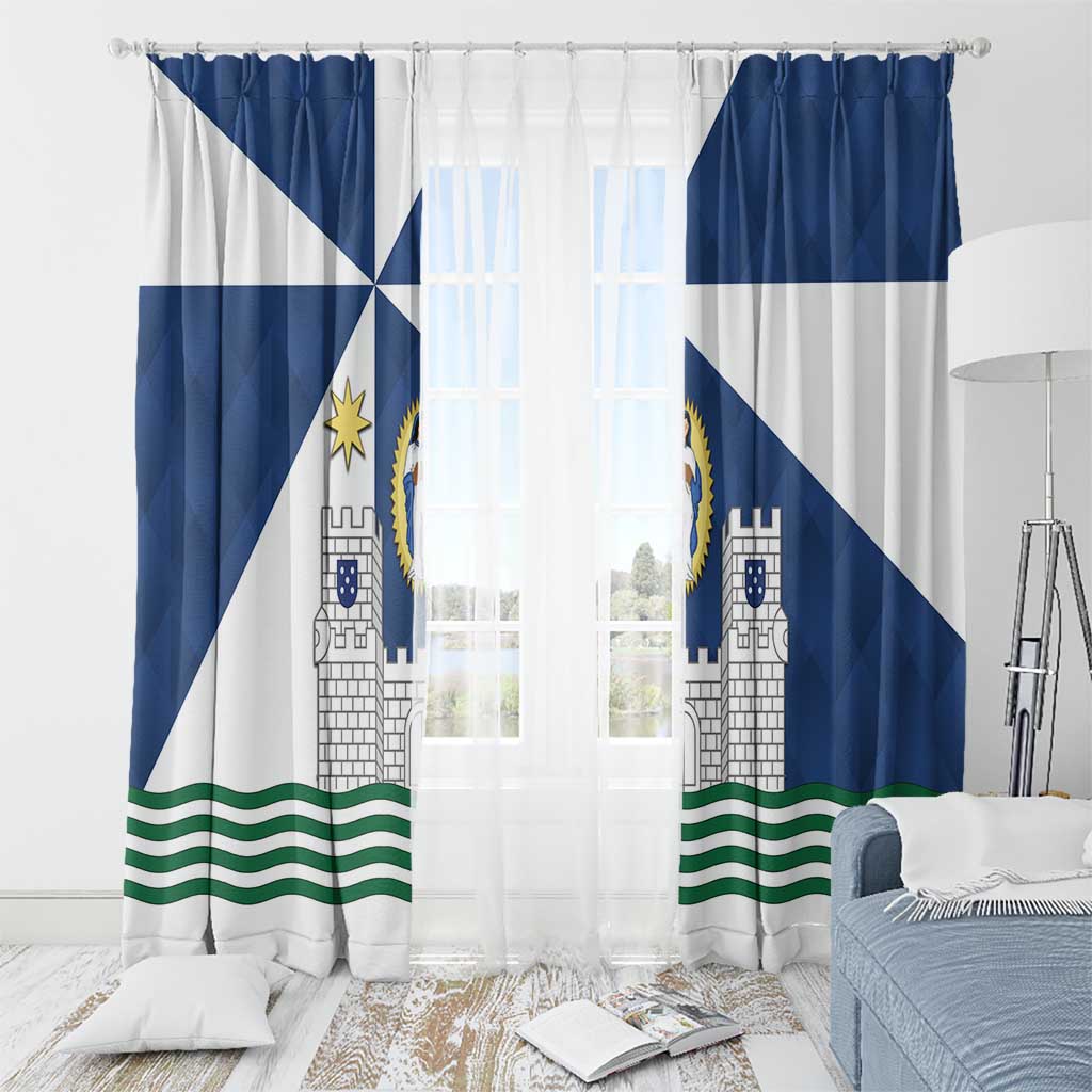 Faro Portugal Window Curtain Sporty Style - Wonder Print Shop