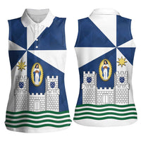 Faro Portugal Women Sleeveless Polo Shirt Sporty Style - Wonder Print Shop