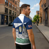 Faro Portugal Zipper Polo Shirt Sporty Style - Wonder Print Shop