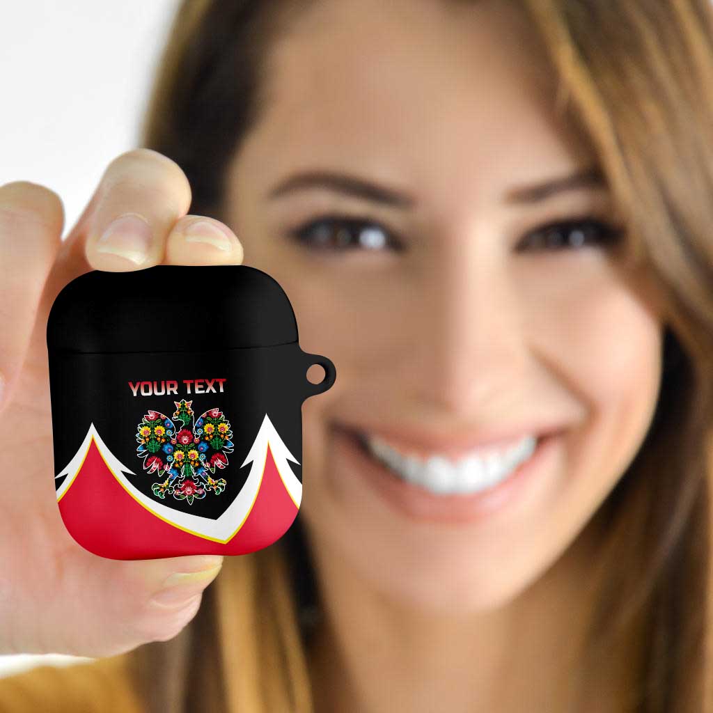 Personalized Poland Wycinanki Eagle AirPods Case Polish Traditional Floral Folk Pattern - Wonder Print Shop