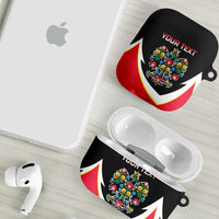 Personalized Poland Wycinanki Eagle AirPods Case Polish Traditional Floral Folk Pattern - Wonder Print Shop