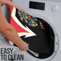 Personalized Poland Wycinanki Eagle Bathroom Set Polish Traditional Floral Folk Pattern - Wonder Print Shop