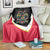 Personalized Poland Wycinanki Eagle Blanket Polish Traditional Floral Folk Pattern - Wonder Print Shop