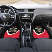 Personalized Poland Wycinanki Eagle Car Mats Polish Traditional Floral Folk Pattern - Wonder Print Shop