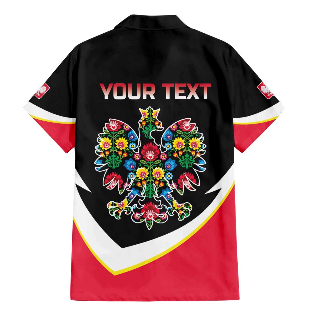 Personalized Poland Wycinanki Eagle Family Matching Mermaid Dress and Hawaiian Shirt Polish Traditional Floral Folk Pattern - Wonder Print Shop