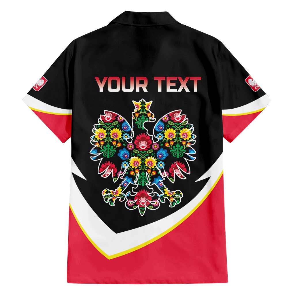 Personalized Poland Wycinanki Eagle Family Matching Tank Maxi Dress and Hawaiian Shirt Polish Traditional Floral Folk Pattern - Wonder Print Shop