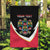 Personalized Poland Wycinanki Eagle Garden Flag Polish Traditional Floral Folk Pattern - Wonder Print Shop