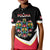 Personalized Poland Wycinanki Eagle Kid Polo Shirt Polish Traditional Floral Folk Pattern - Wonder Print Shop