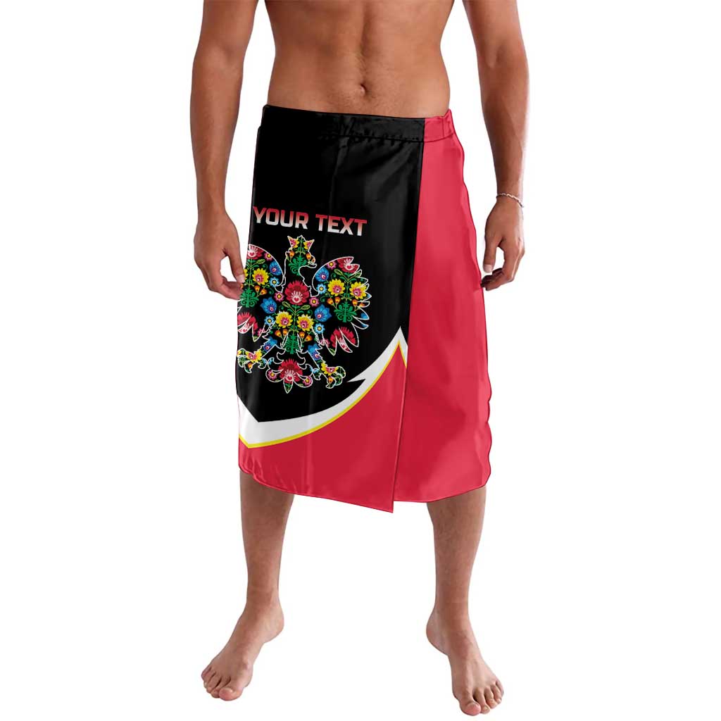 Personalized Poland Wycinanki Eagle Lavalava Polish Traditional Floral Folk Pattern - Wonder Print Shop