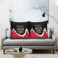 Personalized Poland Wycinanki Eagle Pillow Cover Polish Traditional Floral Folk Pattern - Wonder Print Shop