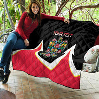 Personalized Poland Wycinanki Eagle Quilt Polish Traditional Floral Folk Pattern - Wonder Print Shop